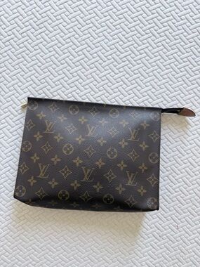 Louis Vuitton Brown Monogram Toiletry Pouch 26